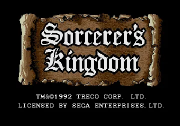 Sorcer Kingdom (Japan) screen shot title